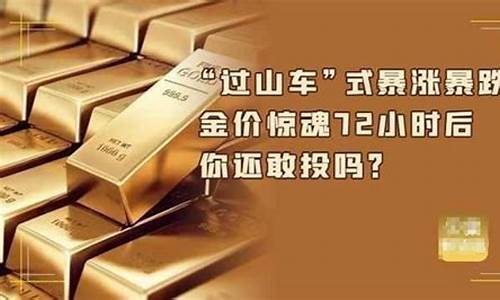 金价爆降_金价出现惊魂一幕